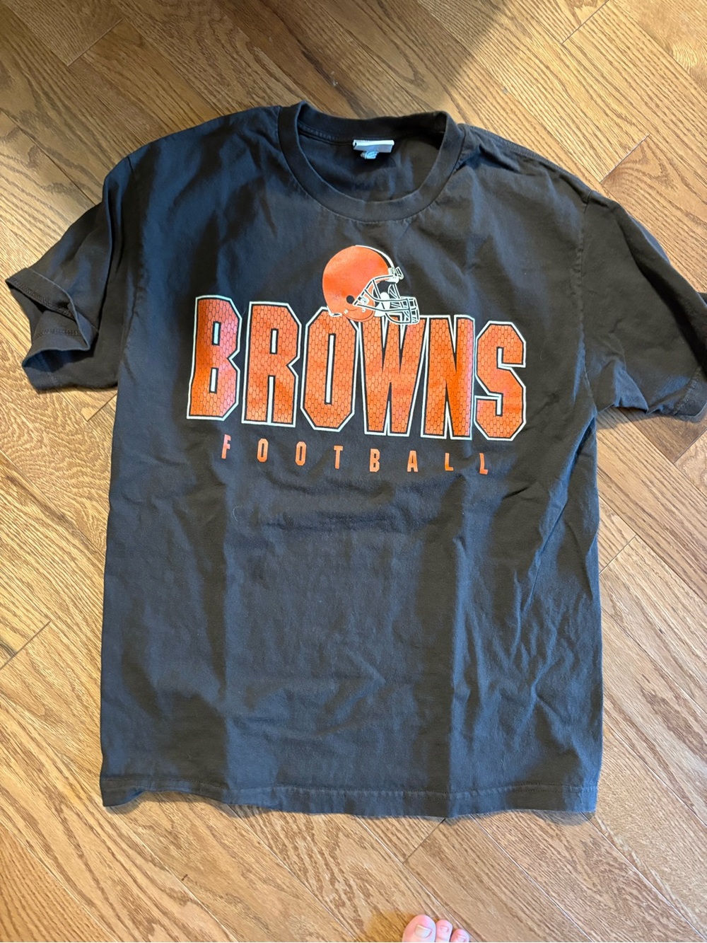 NFL Browns Youth Tee - Black & Orange Team Graphic